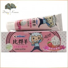 Детская зубная паста с пробиотиками. Со вкусом клубничного мороженного " Овечка - Петя "(PETER Sheep) 70 мл.