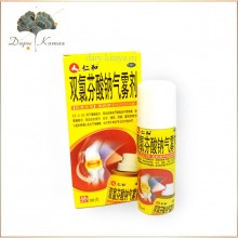 Обезболивающий спрей для суставов.  Аэрозоль Hanyu Pinyin Shuanglafensuanna Qiwuji .